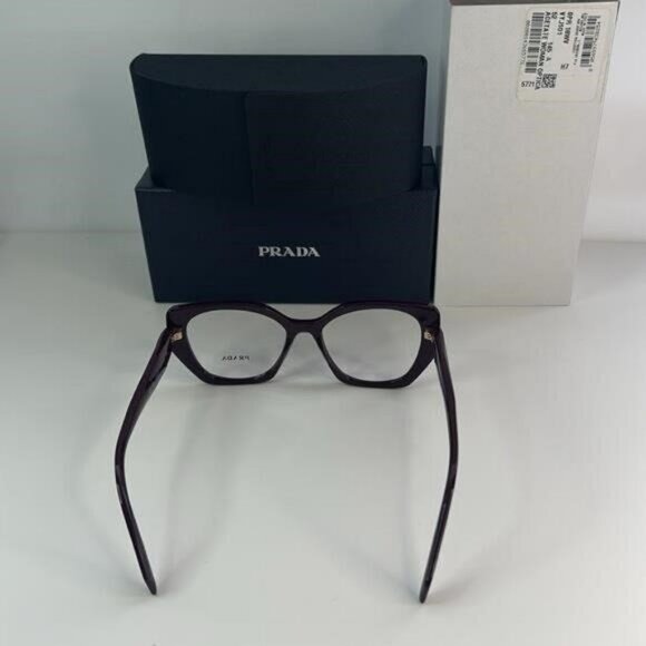 New Authentic Prada PR 18WV VIY1O1 52 - Garnet Eyeglasses - Picture 9 of 11